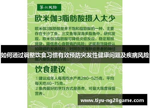 如何通过调整饮食习惯有效预防突发性健康问题及疾病风险